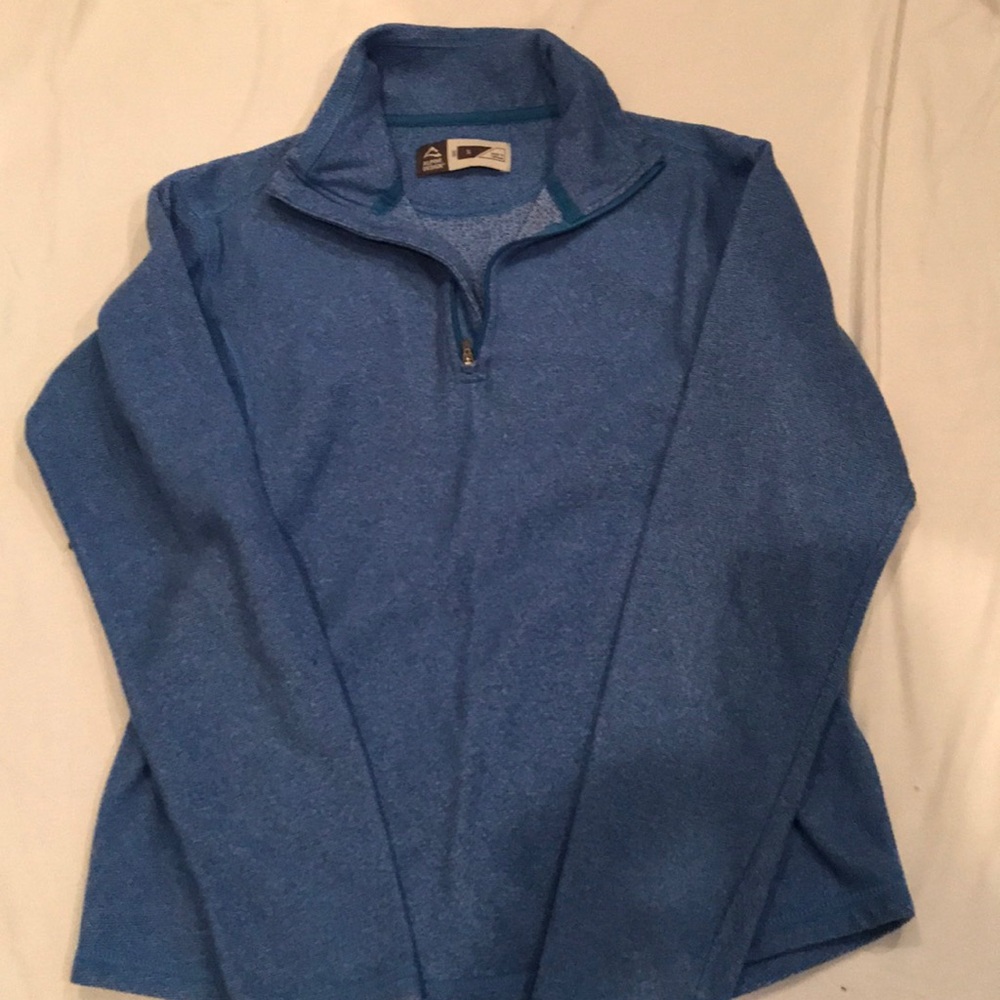 Blue quarter zip